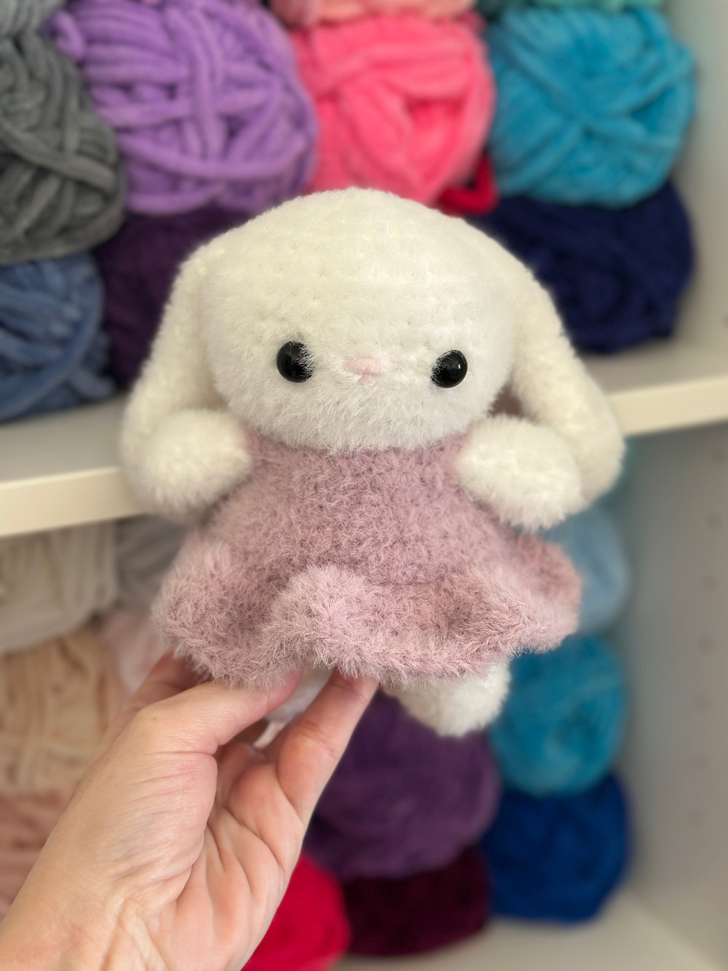 Fuzzy Bunny in a Dress