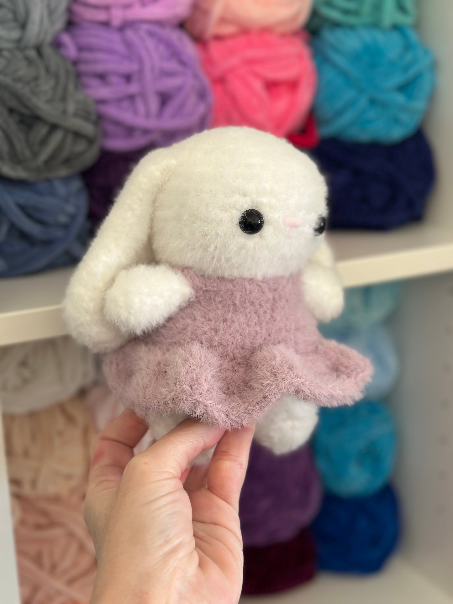 Fuzzy Bunny in a Dress